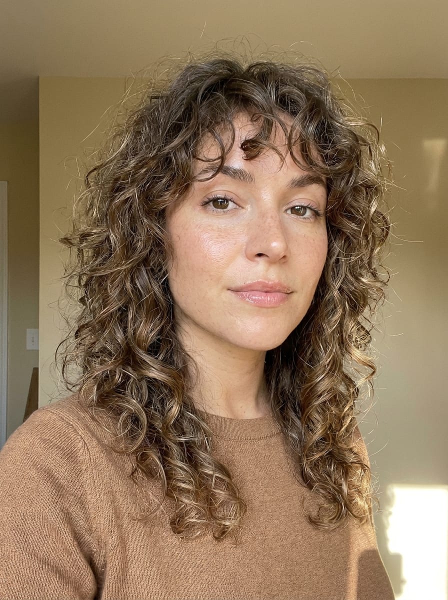 Curly Shag Cut - Shag Cut für Frauen